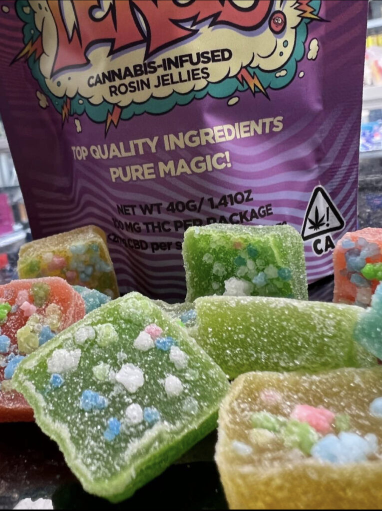 Jelly Wizard Jellies Rosin Infused Gummies Green Therapy NYC