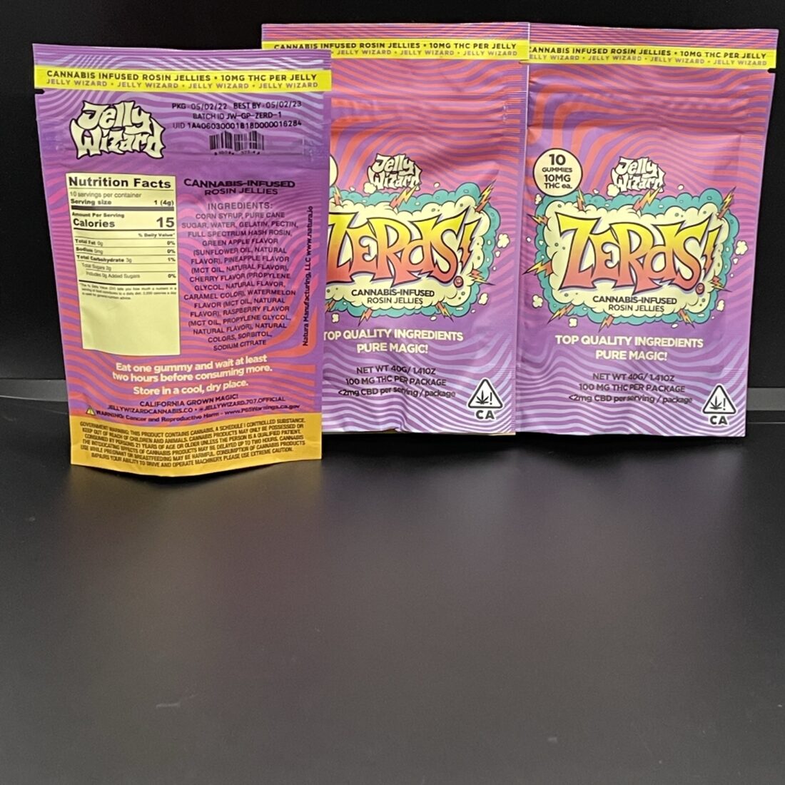 Jelly Wizard Jellies Rosin Infused Gummies Green Therapy NYC