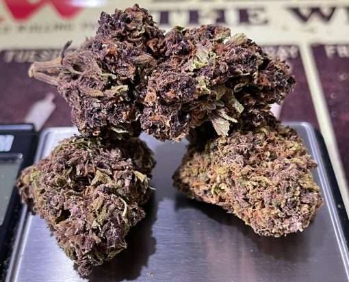 PURPLE RAIN 28g OZ ON SALE INDICA 23%THC